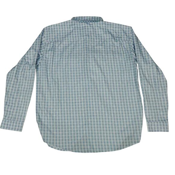 Huk Performance Plaid Fishing Button Shirt Long Sleeve Green Fish Graphic XL - Picture 7 of 7